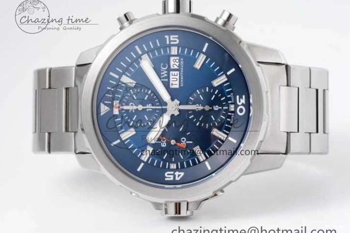 MIROTIME 0105 Aquatimer Chrono SS V6SF 1:1 Best Edition Blue Dial on SS Bracelet A Modern 7032